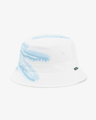 Chap&eacute;u Bucket em Sarja de Algod&atilde;o Estampado