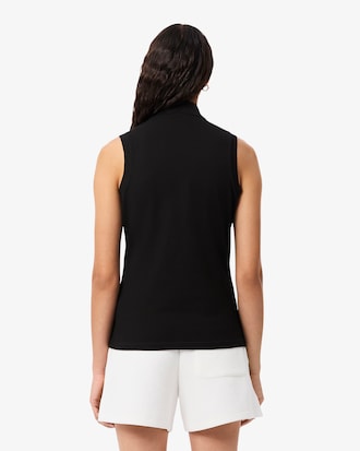 Polo L.12.D El&aacute;stico e Sem Mangas Slim Fit