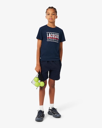 T-shirt Desportiva com Estampado e Tecnologia Ultra-Dry