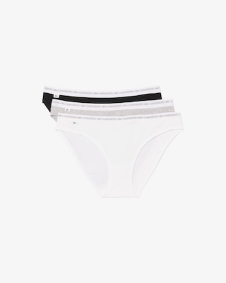 Pack de 3 Cuecas de Algod&atilde;o El&aacute;stico