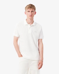 Polo Classic Fit com Crocodilo Metalizado