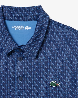 Polo de Golfe Regular Fit Estampado