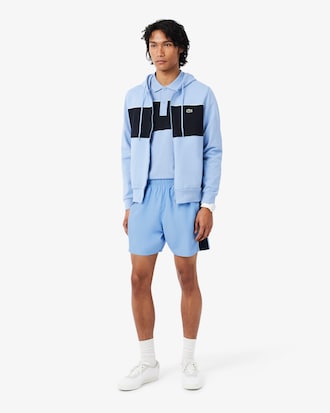 Cal&ccedil;&otilde;es de Banho Colorblock de Comprimento M&eacute;dio