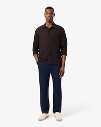 Cal&ccedil;as Chino de Linho Regular Fit