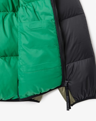 Blusão de Penugem Colorblock Impermeável