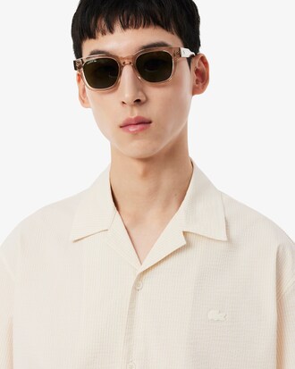 Camisa Relaxed fit em Seersucker