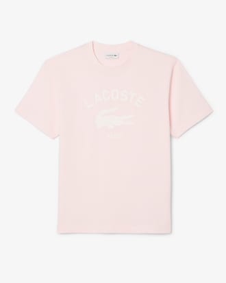 T-shirt de Algodão com Estampado de Assinatura