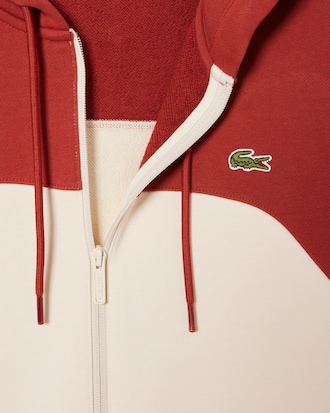 Hoodie Colorblock com Fecho