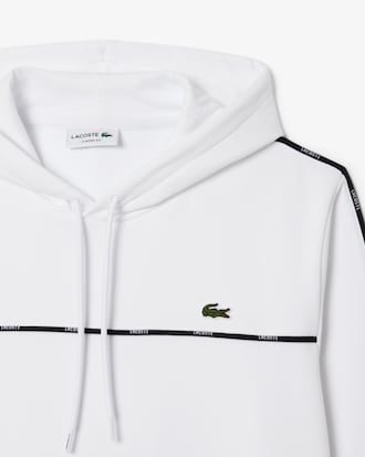 Sweatshirt às Listras e com Logo Classic Fit