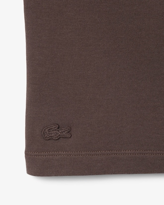 T-shirt Loungewear de Felpa com Gola de Polo