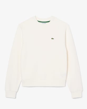 Sweatshirt de Velo com Colarinho Redondo Relaxed Fit
