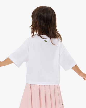 T-shirt de Algod&atilde;o com Estampado Oversize   