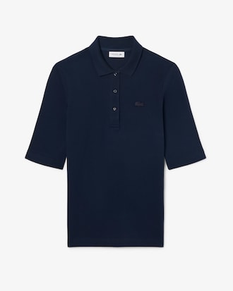 Polo L.12.D com Manga a 3/4 Slim Fit