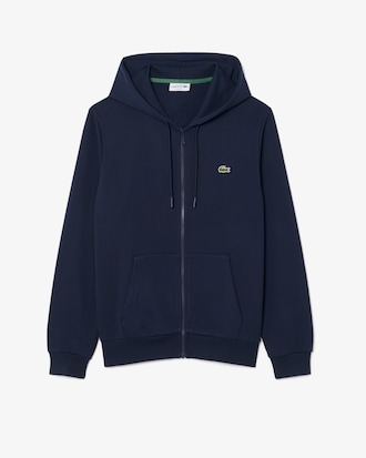 Sweatshirt de Felpa Classic Fit com Fecho