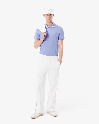 Polo em Jacquard com Marca Slim Fit