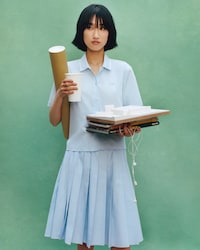 Camisa Oversize Efeito Petit Piqu&eacute;