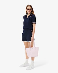 Polo em Algodão Elástico Sem Costuras Cropped 3D