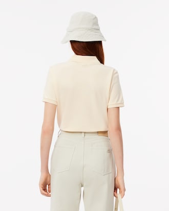 Polo Petit Piqué com Efeito Lavado Slim Fit