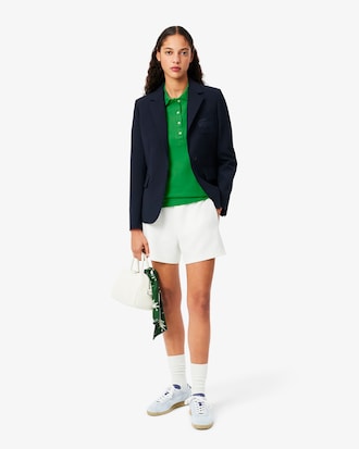 Polo piqué de algodão stretch Lacoste para Mulher