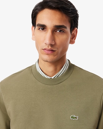 Sweatshirt de Felpa com Gola Redonda