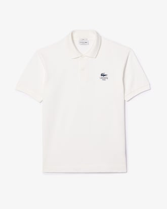 Polo L.12.12 com Estampado de Assinatura Classic Fit