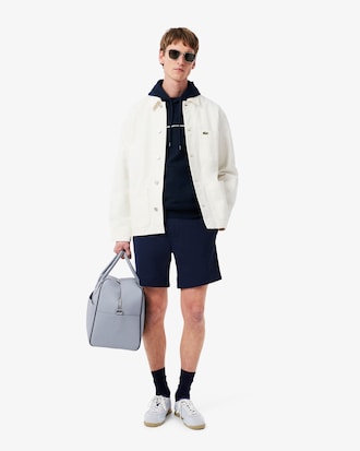 Sweatshirt &agrave;s Listras e com Logo Classic Fit