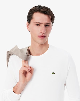 T-shirt de Manga Comprida de Algodão Pima