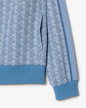 Blus&atilde;o de Treino Paris em Jacquard com Fecho