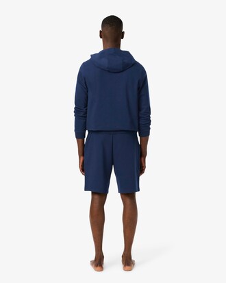 Calções Loungewear em Felpa Straight Fit
