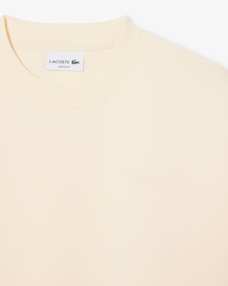 Sweatshirt Loose Fit com Estampado Assinatura Bordado