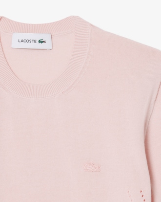 Sweater de Malha 3D de Manga Curta