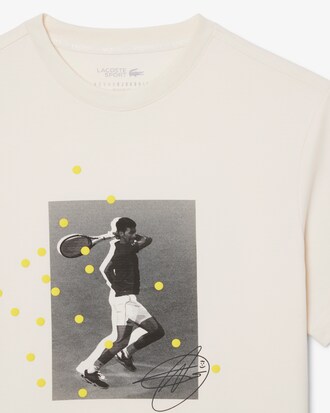 T-shirt Gr&aacute;fica Lacoste Tennis x Novak Djokovic Graphic