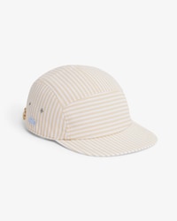 Bon&eacute; Jockey Listrado em Popelina