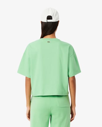 T-shirt de Algodão com Logo