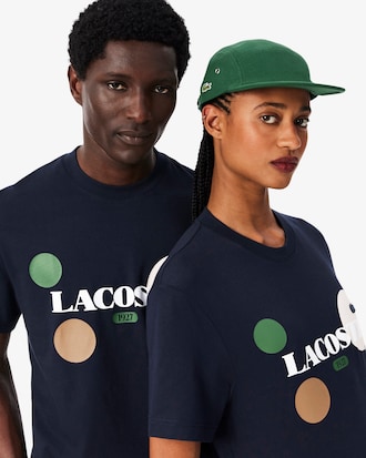 T-shirt em Jersey de Algod&atilde;o Estampado