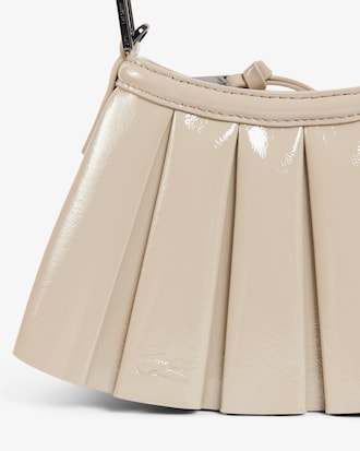 Mala Lenglen Mini em Pele Envernizada Runway