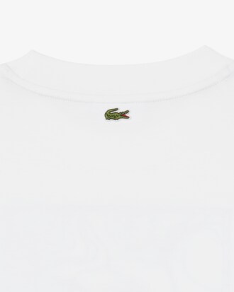 T-shirt Bordada em Jersey Grosso Oversize