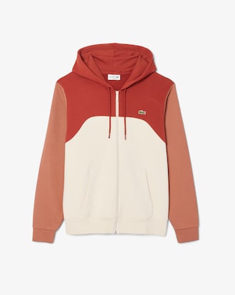 Hoodie Colorblock com Fecho