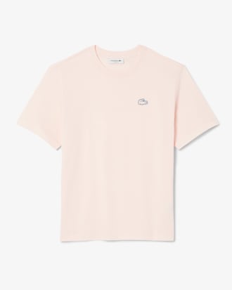 T-shirt em Jersey com Estampado de Crocodilo