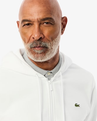 Sweatshirt de Algodão com Fecho Classic Fit