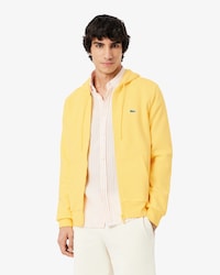 Sweatshirt de Felpa Classic Fit com Fecho