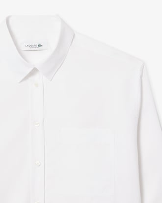 Camisa em Popelina de Algodão Oversized