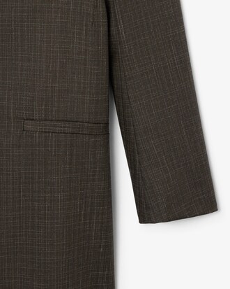 Gabardina de Gola Cruzada Runway em L&atilde;