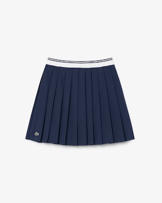 Saia Plissada de Algodão Oxford