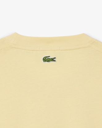 T-shirt de Algodão com Estampado de Assinatura