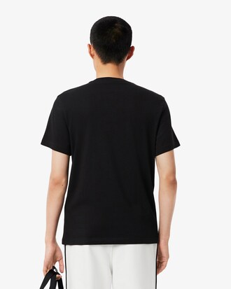T-shirt Lacoste em Jersey de Algod&atilde;o com Rebordo
