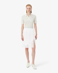 Saia de Tule com Bordado de Paisagem Runway