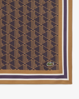 Cachecol com Estampado Monograma