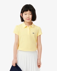 Polo Mini Piqué com Gola Festiva
