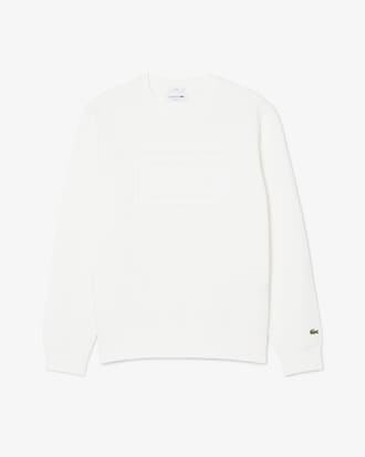 Sweatshirt de Felpa Gravada em Relevo